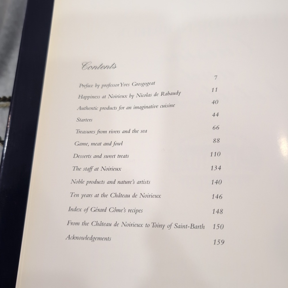 Chateau de Noirieux Cuisine and Art de Vivre Hardcover Cookbook Signed + Letter - Picture 8 of 8